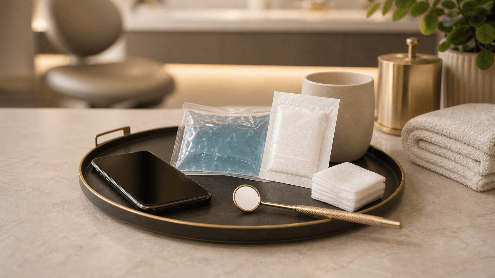 Emergency dental care comfort items at Uniq Dentistry