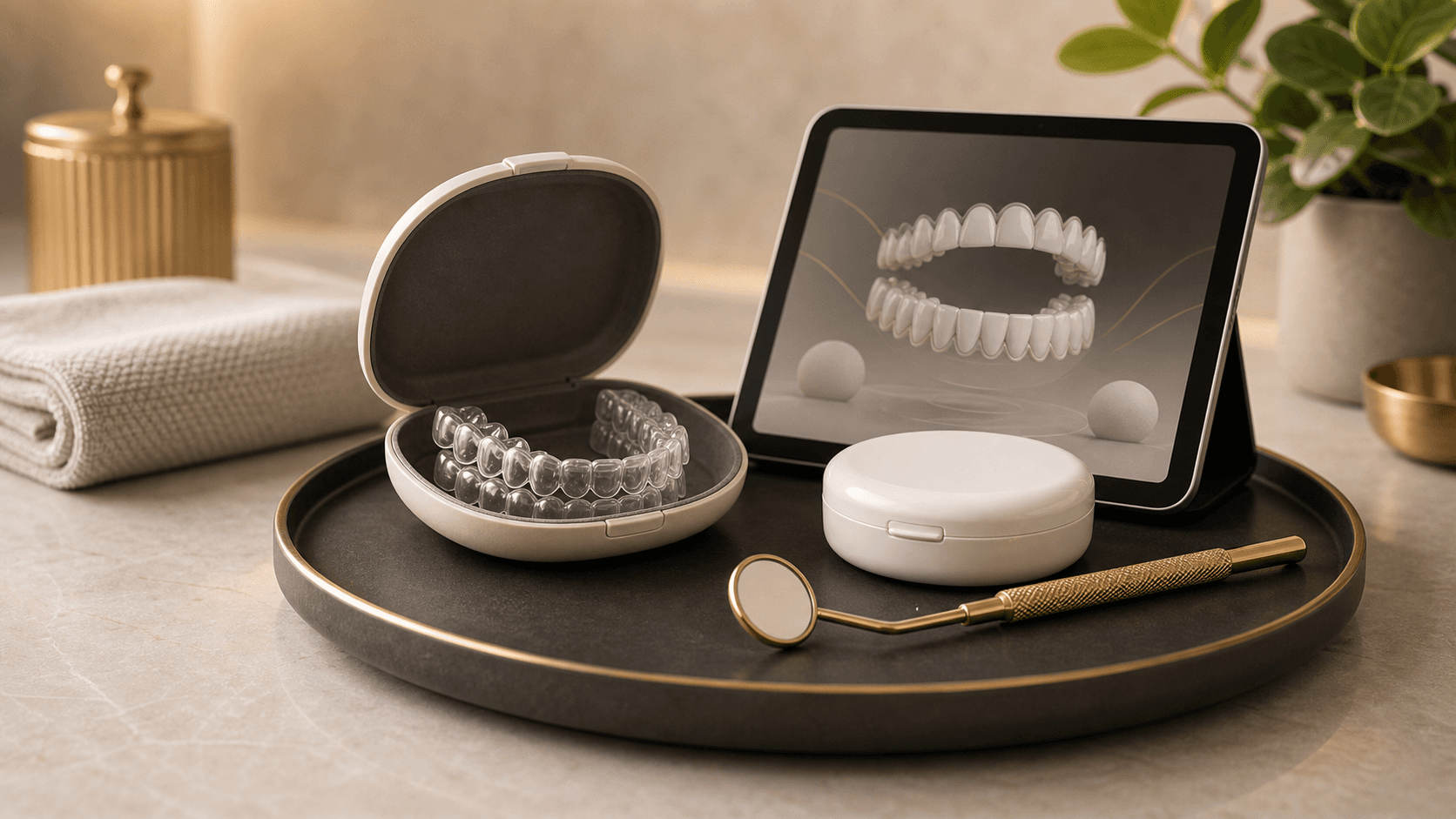 Clear aligner consultation materials at Uniq Dentistry