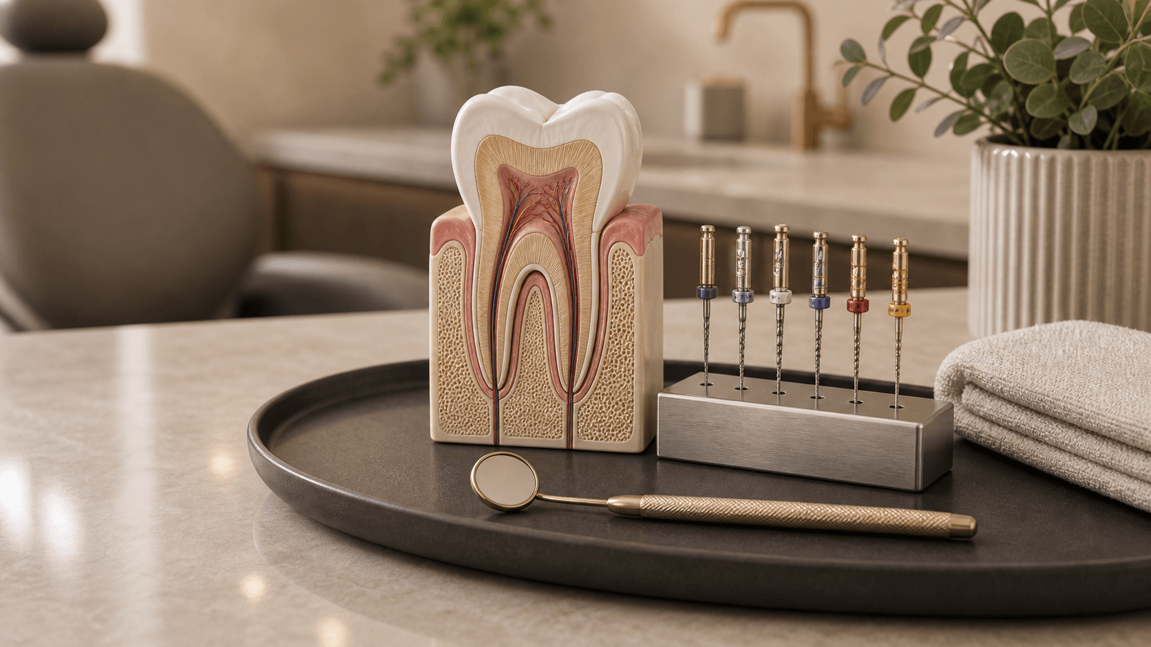 Root canal treatment planning model at Uniq Dentistry